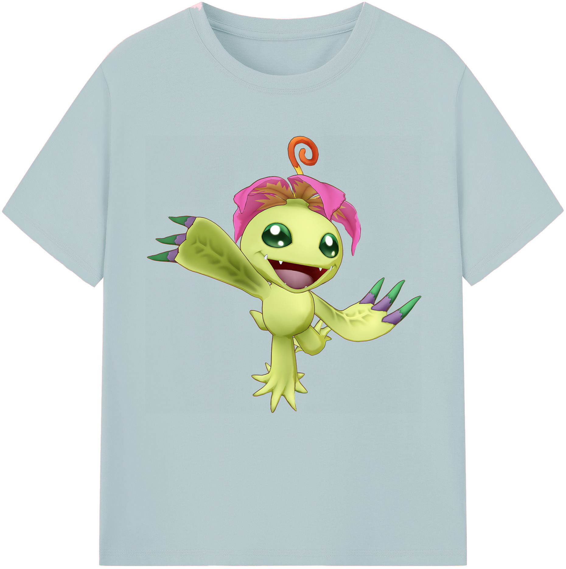 （画像用） Digimon デジタルモンスター/デジモン 綿100％半袖Tシャツ（フロントプリント）